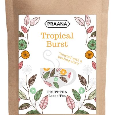 PRAANA TEA - Tropical Burst Fruit Infusion - Catering Pack 500 g