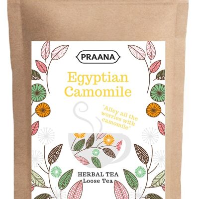 PRAANA TEA - Tisane de luxe à la camomille égyptienne 1ère qualité - Pack traiteur 500 g