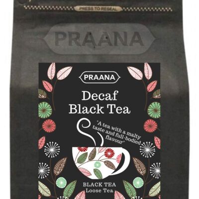 PRAANA TEA - Decaffeinated Black Tea - 100 g