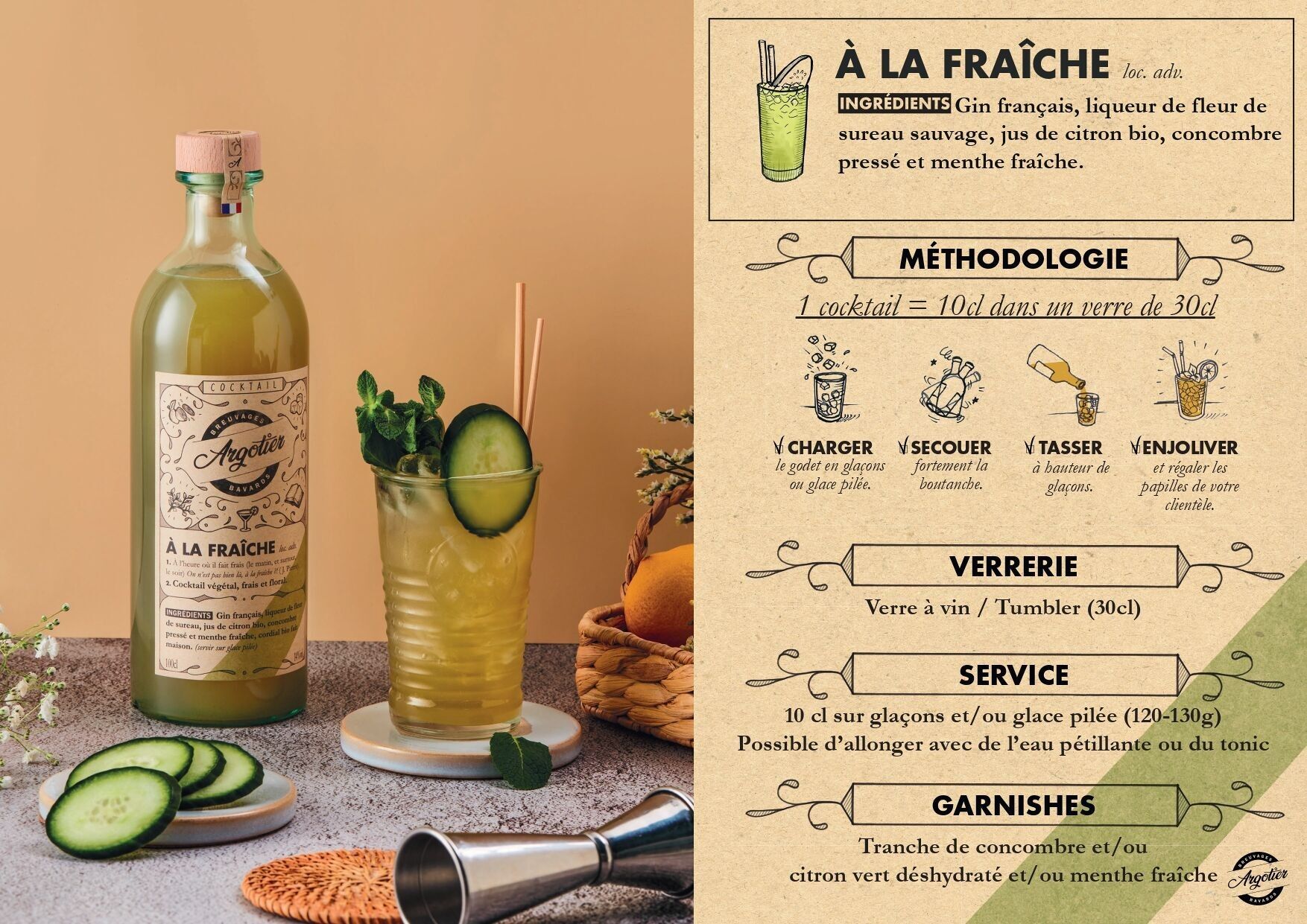 Cocktail artigianale pronto da bere (GIN) - REFRIGERATO 5L