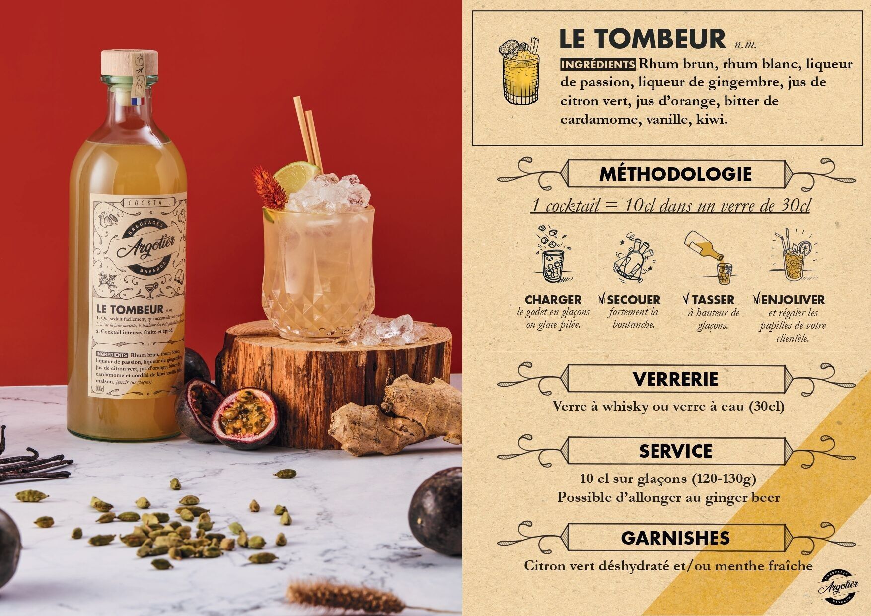 Cocktail artigianale pronto da bere (RUM) - THE LOVER 5L