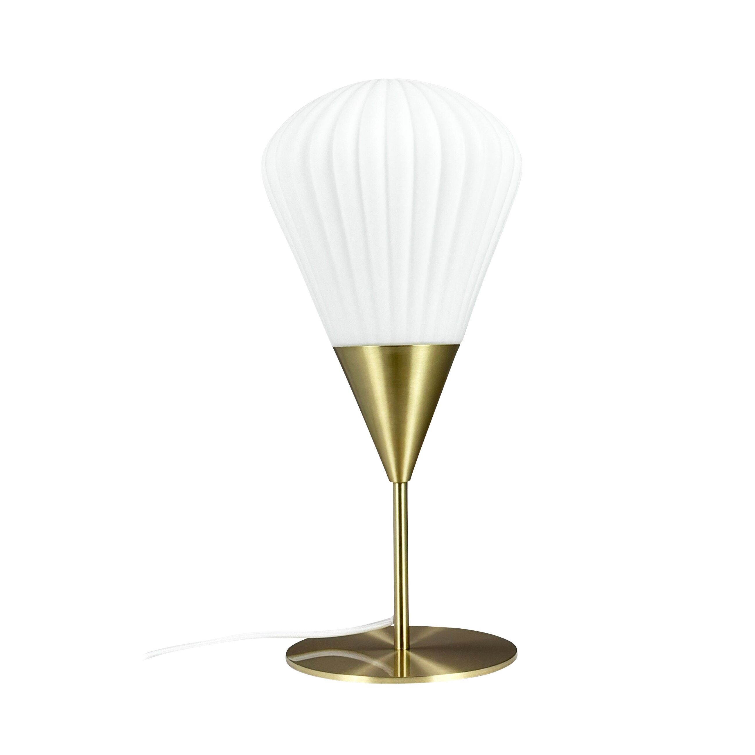 Balloon Opal/ Messing Tischlampe