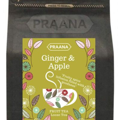 TÈ PRAANA - Tisana Zenzero e Mela, 100 g