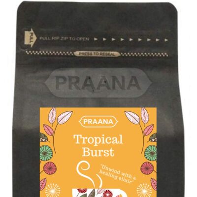 PRAANA TEA - Tropical Burst Fruit Tea (TISANE)  100 g