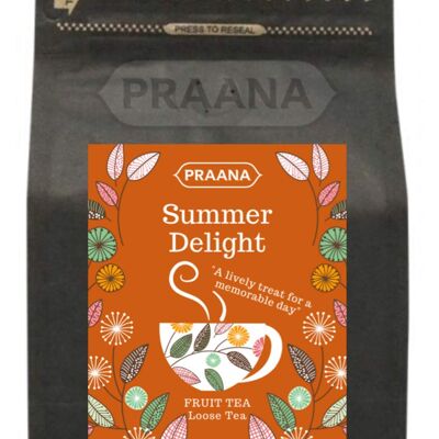 PRAANA TEA - Summer Delight Fruit Tea (Tisane) -  100 g