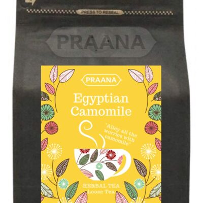 PRAANA TEA - Egyptian Camomile Herbal Tea - 100 g