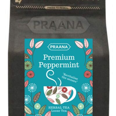 TÈ PRAANA - Tisana Premium alla menta piperita pura, 100 g