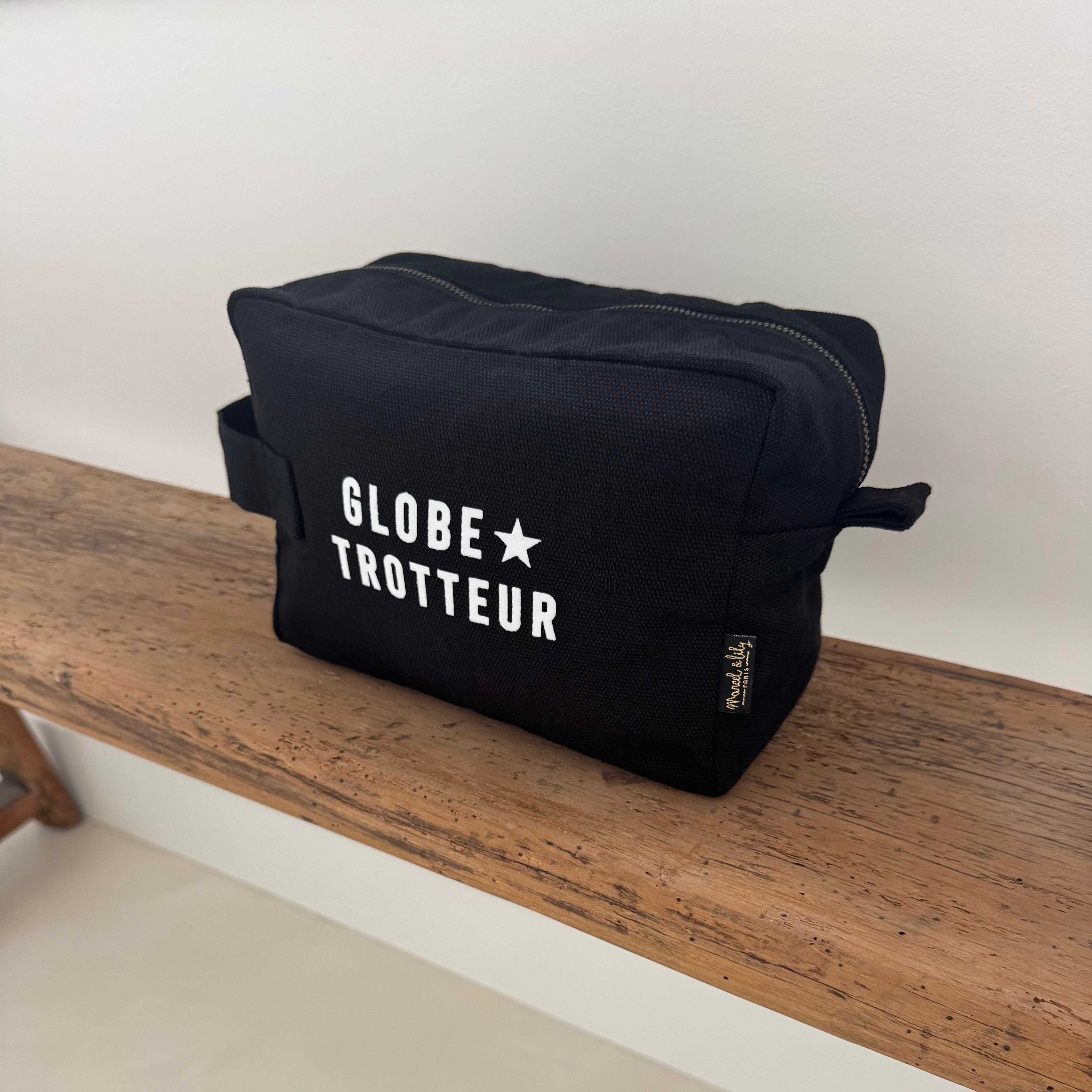 Trousse de toilette "Globe Trotteur" noire