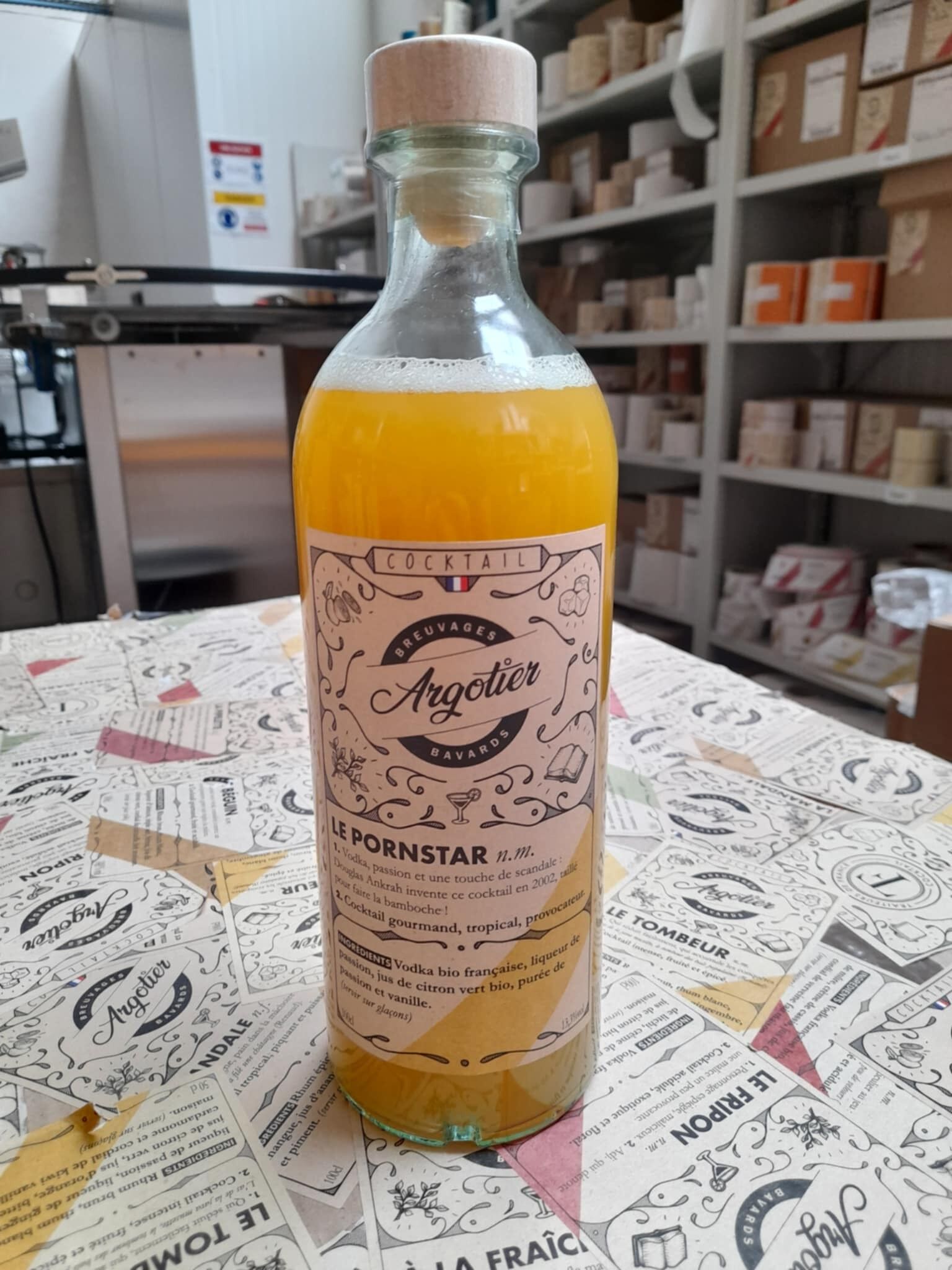 Cocktail artigianale pronto da bere (VODKA) - THE PORNSTAR 1L