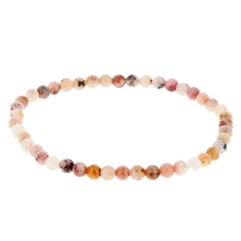 Bracciale EXTRA in opale rosa 4 mm