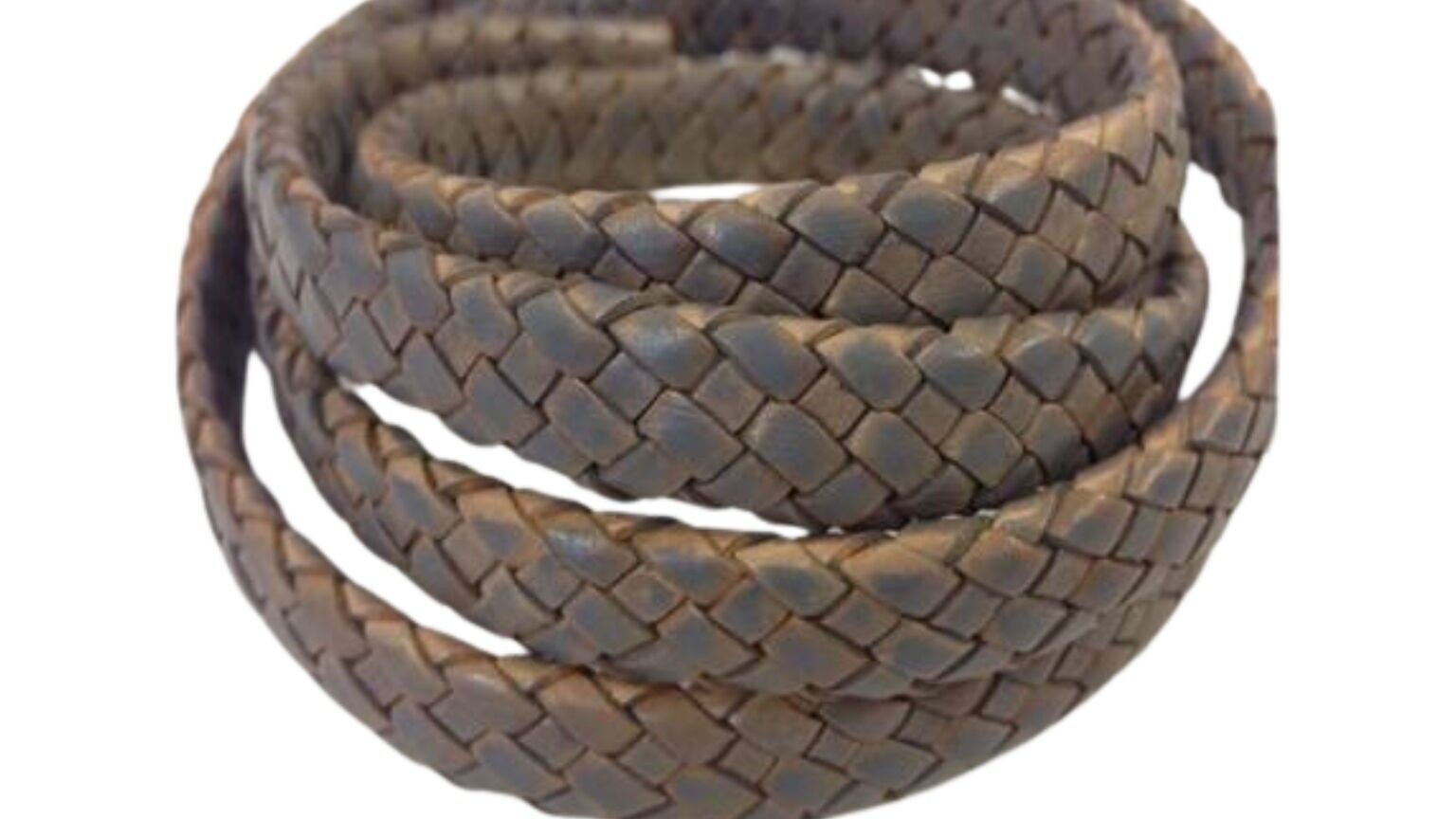 Ovale Regaliz Flechtkordeln - SE-PB-grau