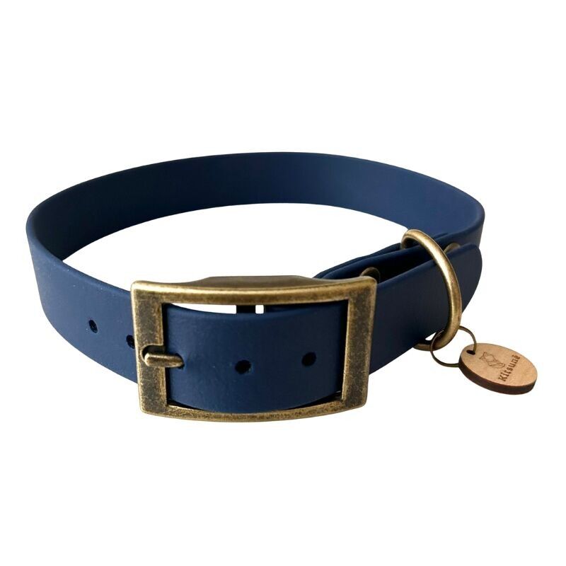 Collier chien en BioThane® - BLEU NUIT