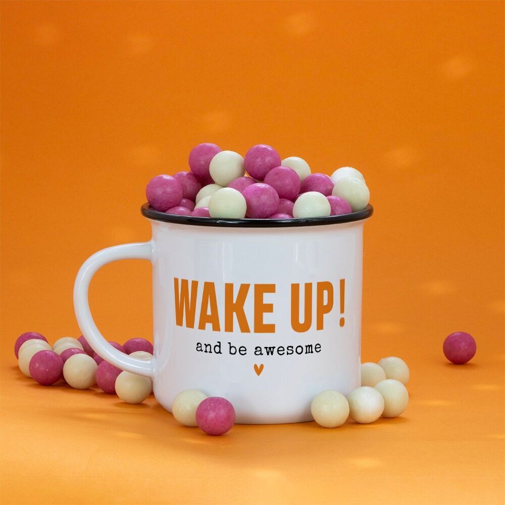Mug wake up and be awesome / American mood