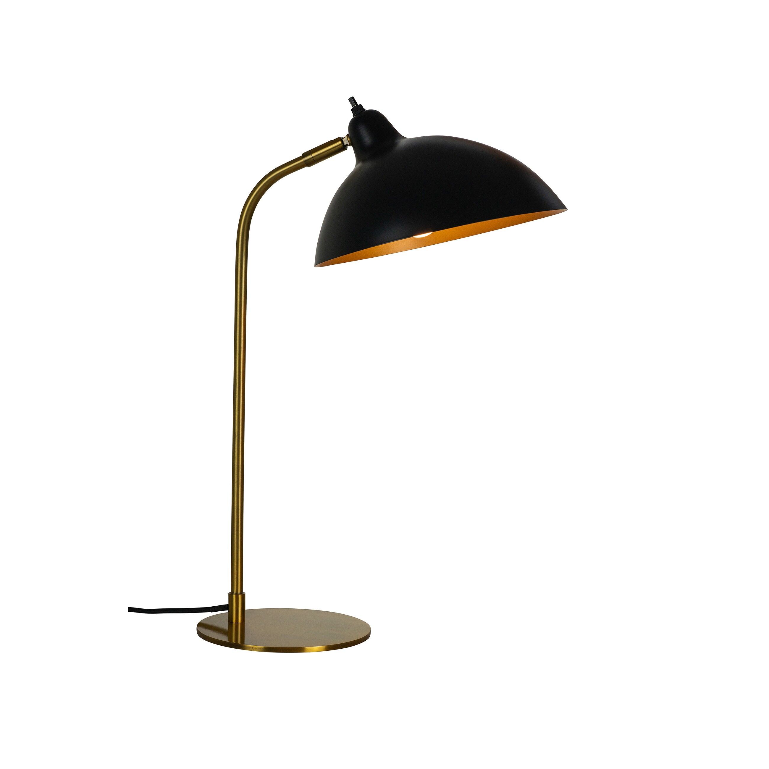 Futura black/ brass small table lamp
