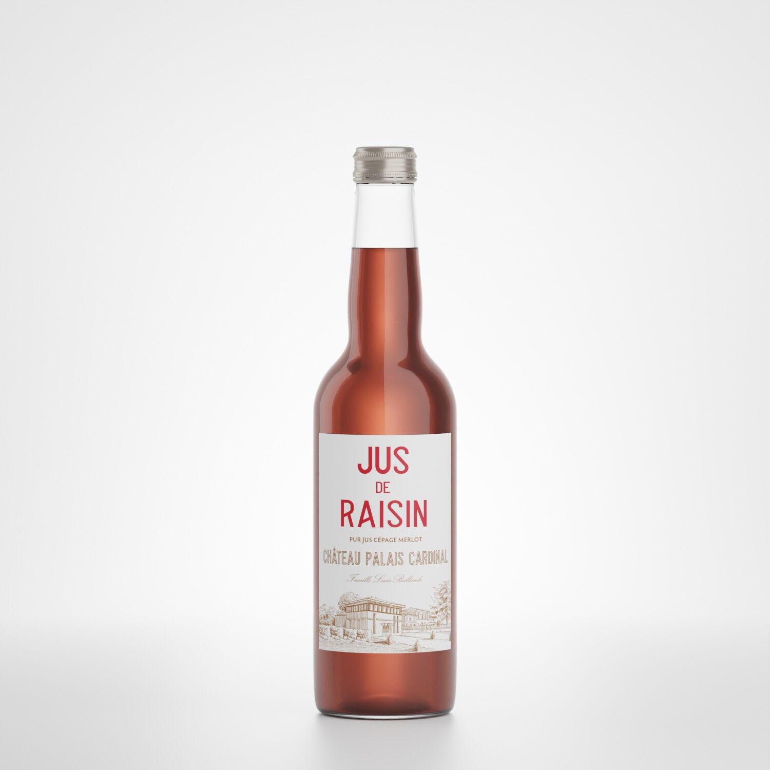 100% Merlot Grape Juice – Château Palais Cardinal – 33 cl