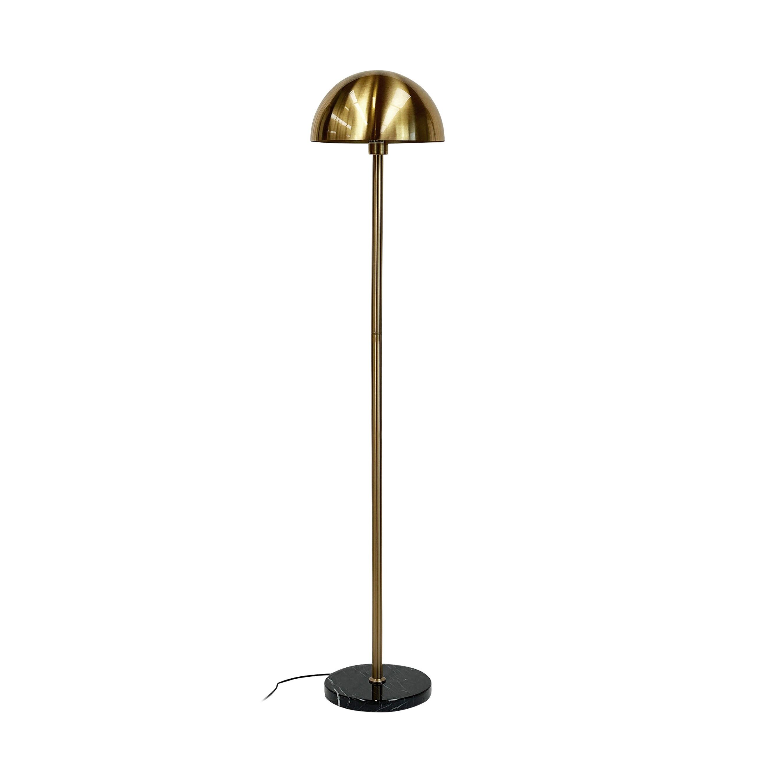 Menton floor lamp brass - marble