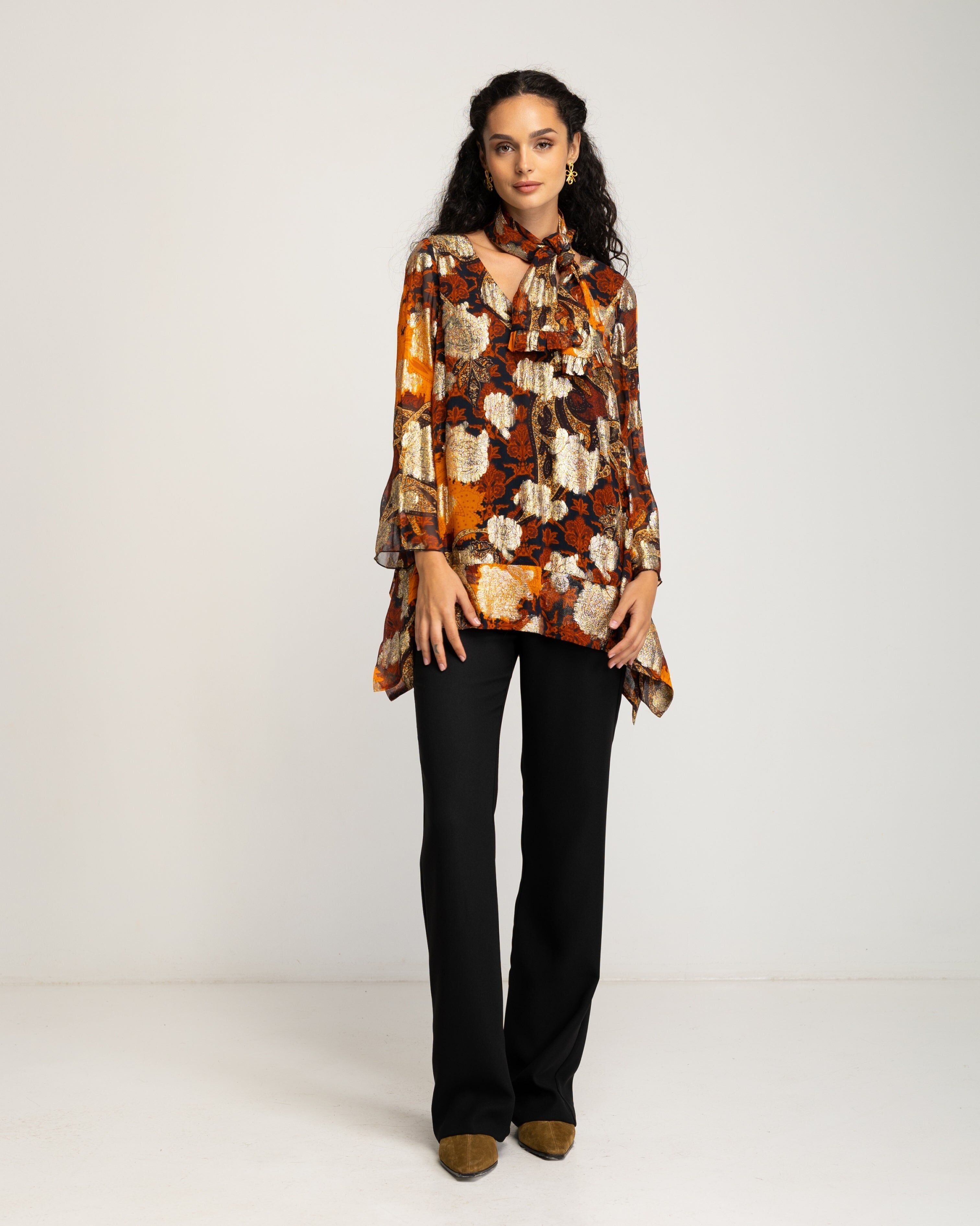 Blusa stampata Varena