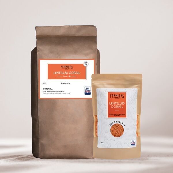 Lentilles Corail - 500 g - 5 kg