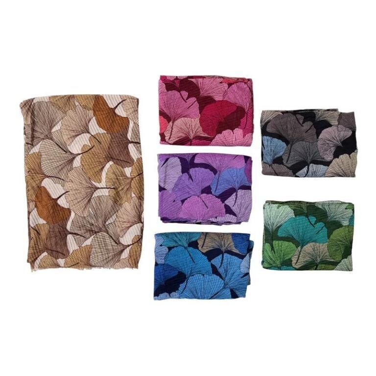 Bufanda de Algodón Mujer con Estampado Ideal