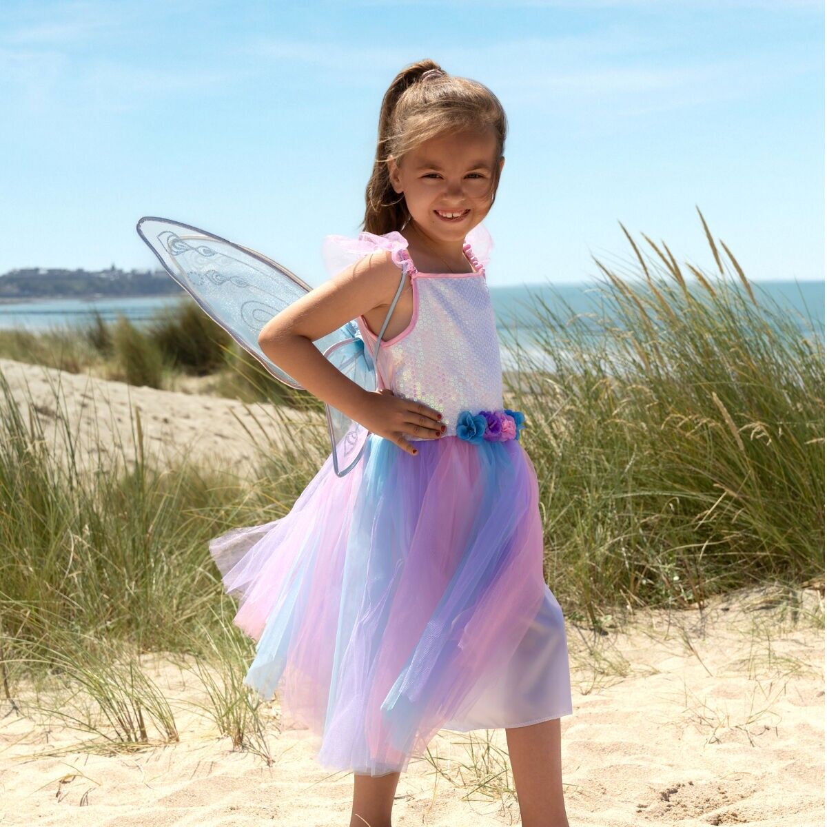 Déguisement Robe + Ailes de Fée Apolline