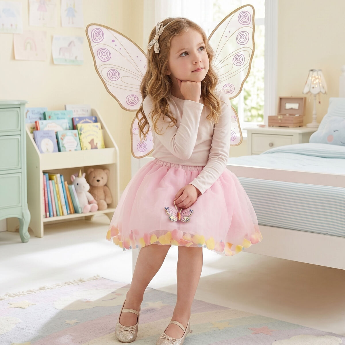 Déguisement - Set Tutu et Ailes de Fée Léonie