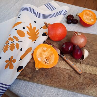 FOUR SEASON Fall tea towel