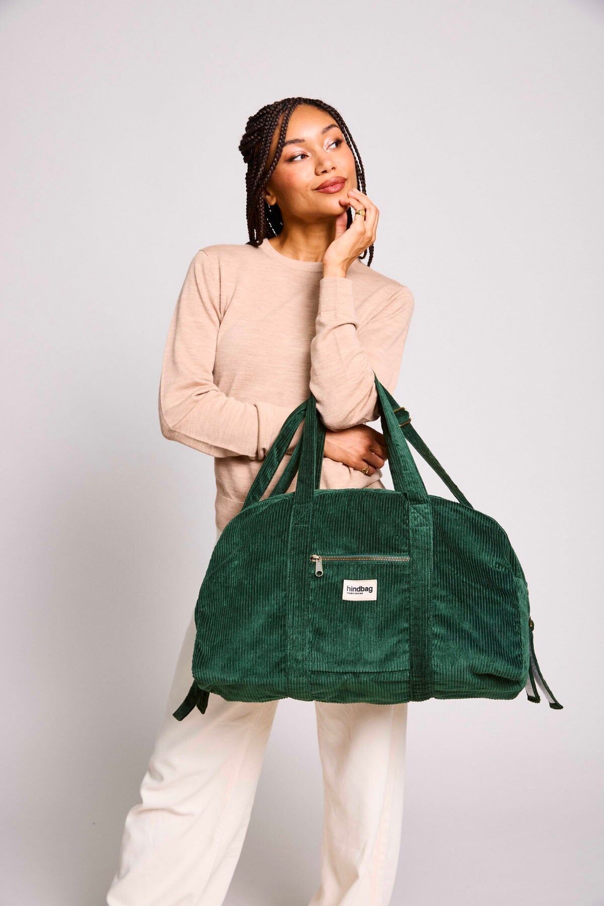 Borsa fasciatoio Basile Velvet Fir