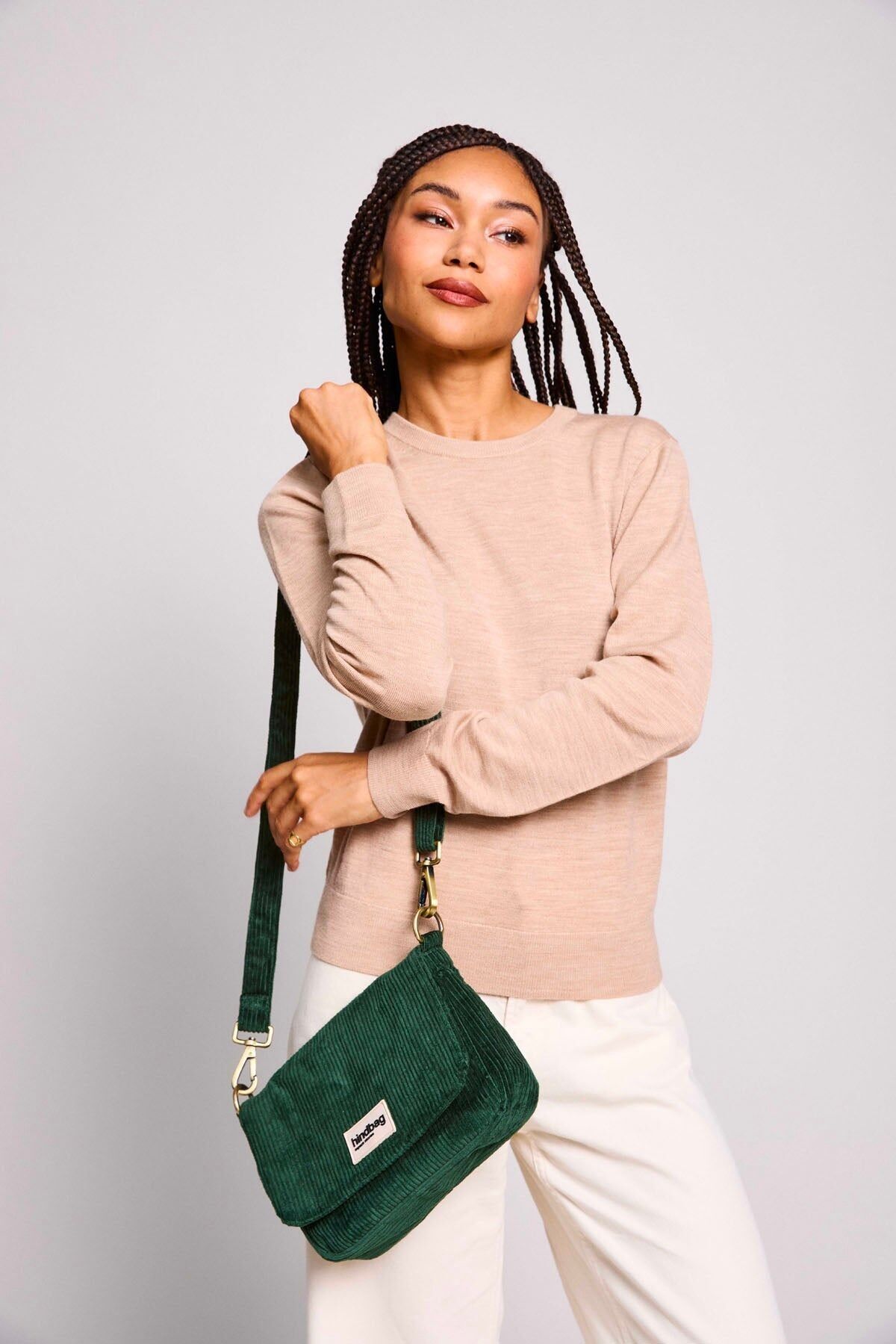 Margault Samt-Tannentasche