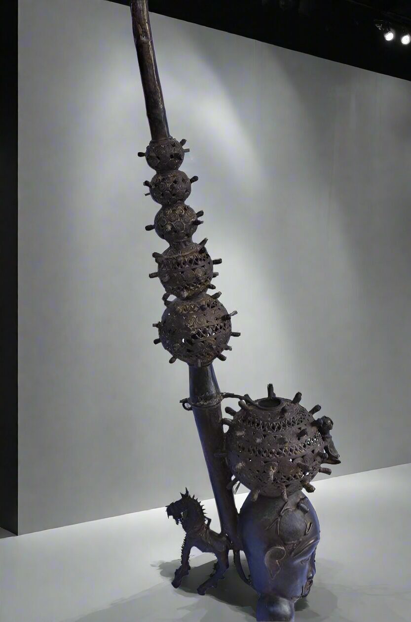 Pipe Forme Chevalier En Bronze