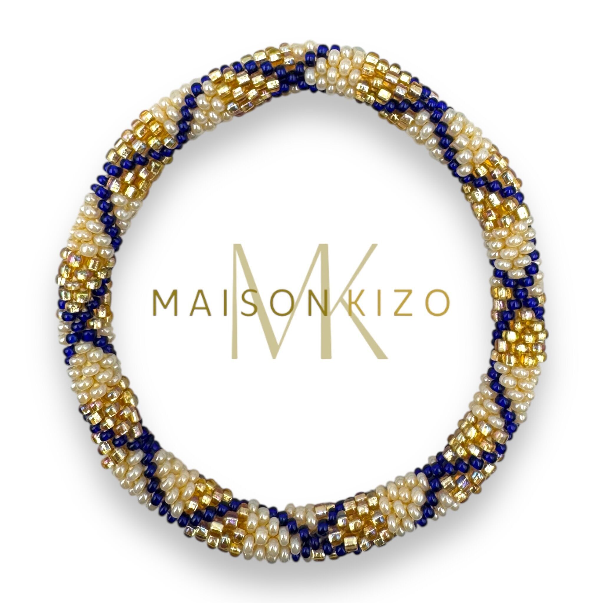 Pulsera nepalí con cuentas de ganchillo Maison Kizo B39