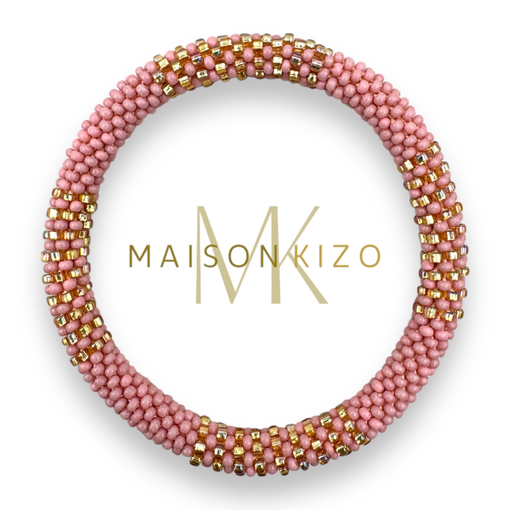 Pulsera de cuentas de ganchillo nepalí Maison Kizo B40