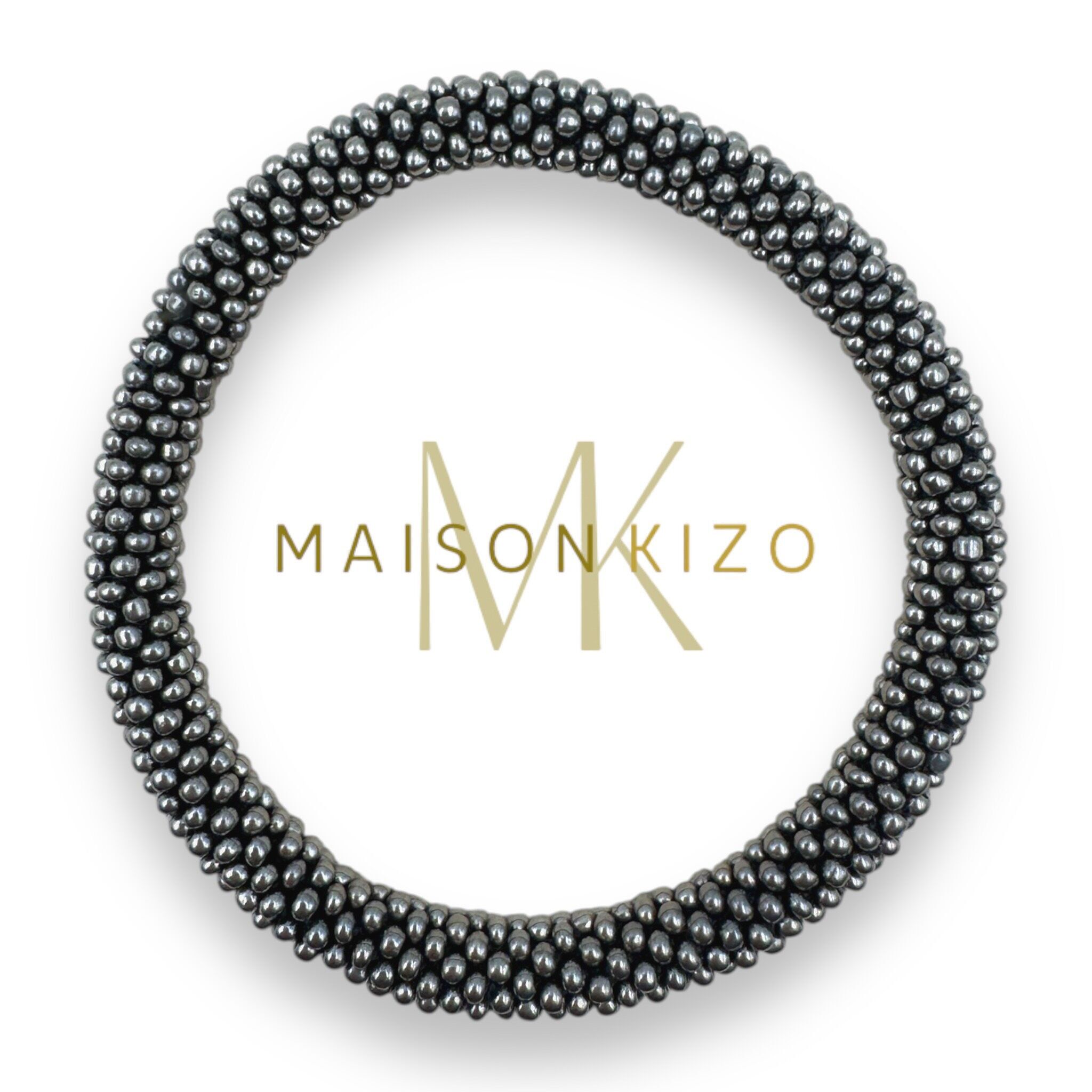 Bracelet népalais perles crochetées Maison Kizo G04