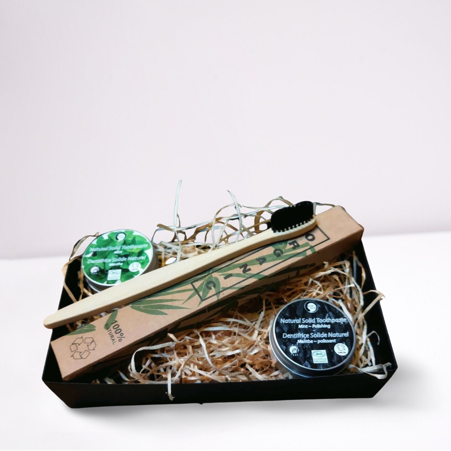 Natural Organic Certified Solid Toothpaste - Gift Set - 1 piece - MADE TO ORDER