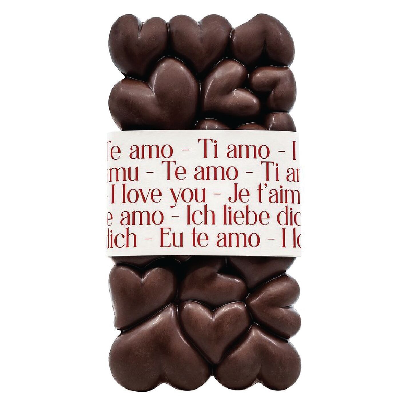 B&S - Tablette je t'aime chocolat Noir 100g
