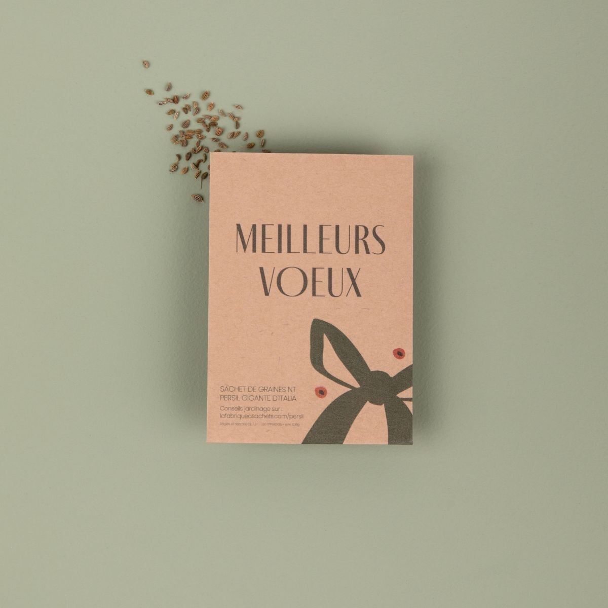 Meilleurs voeux - Sachet de graines de Persil
