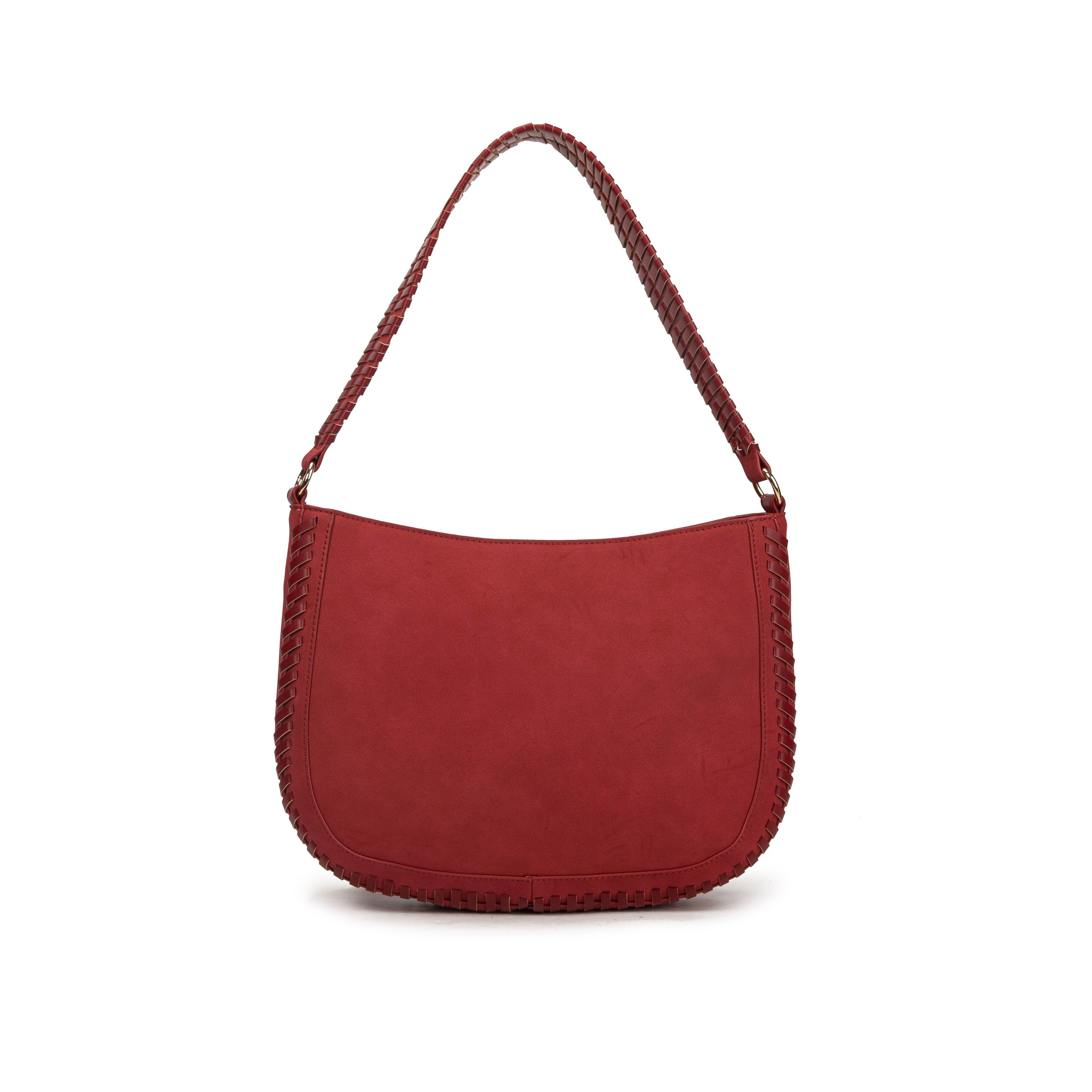 Sac porté épaule Irisa rouge Excess Paris