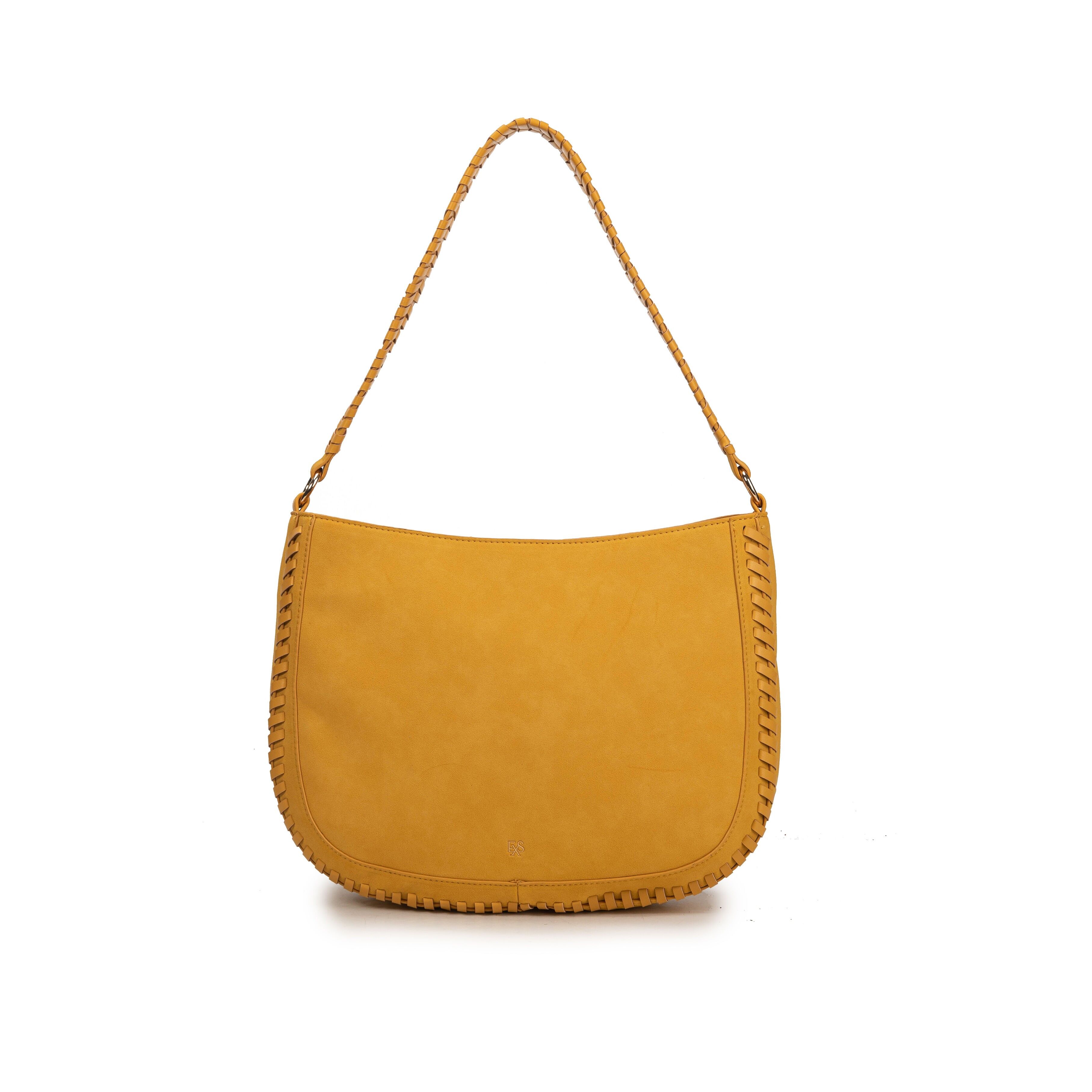 Sac porté épaule Irisa jaune Excess Paris