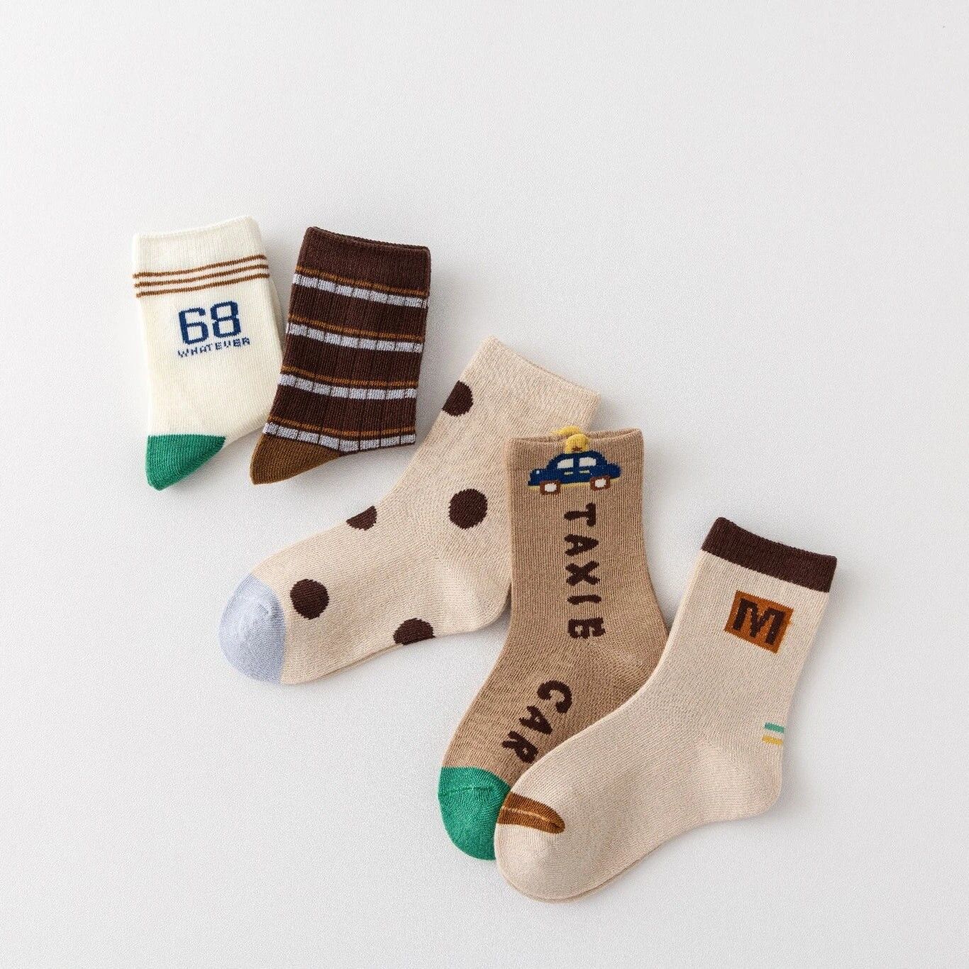 Pack of 5 Taxi Socks I Baby and Child