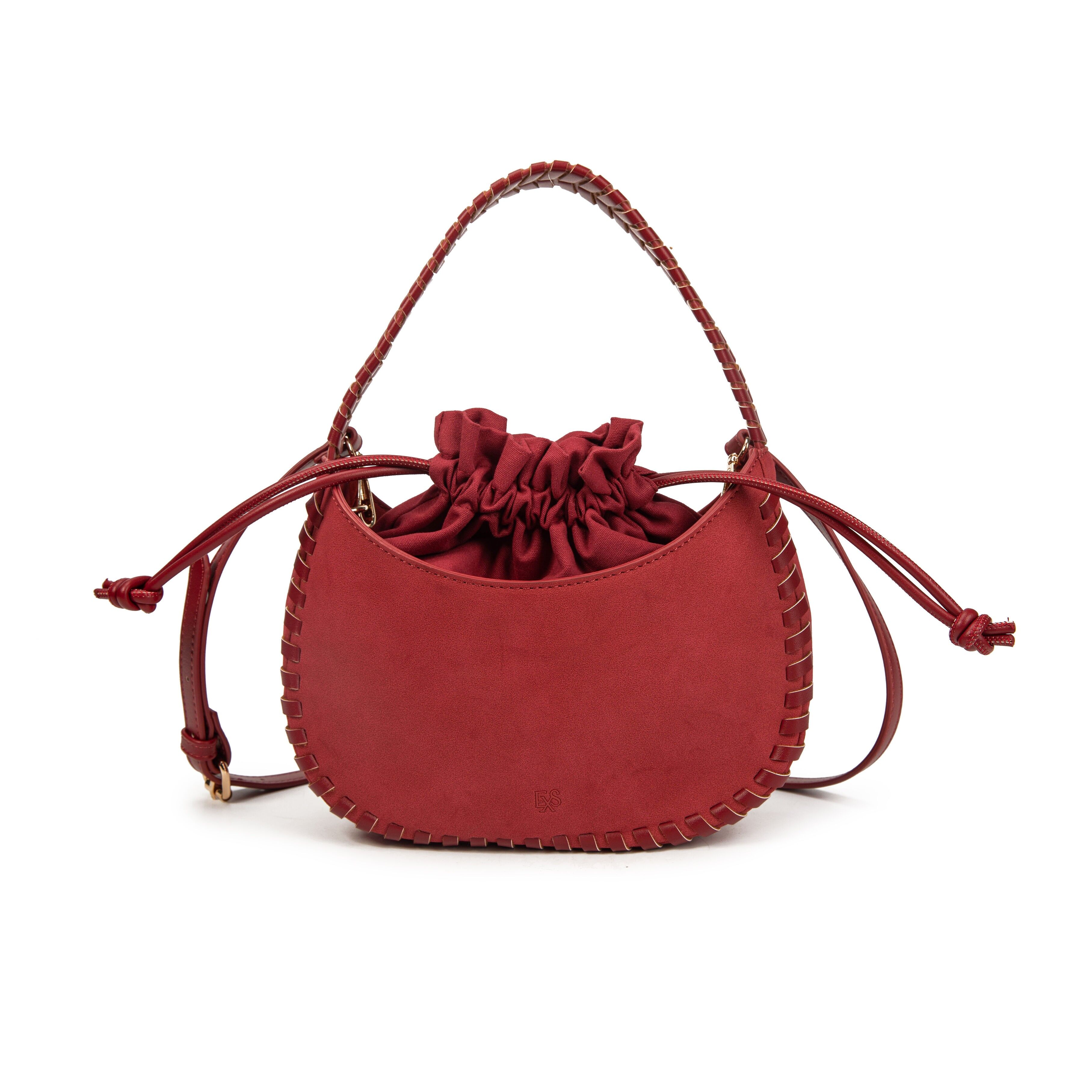 Sac porté main ou bandoulière Violette rouge Excess Paris
