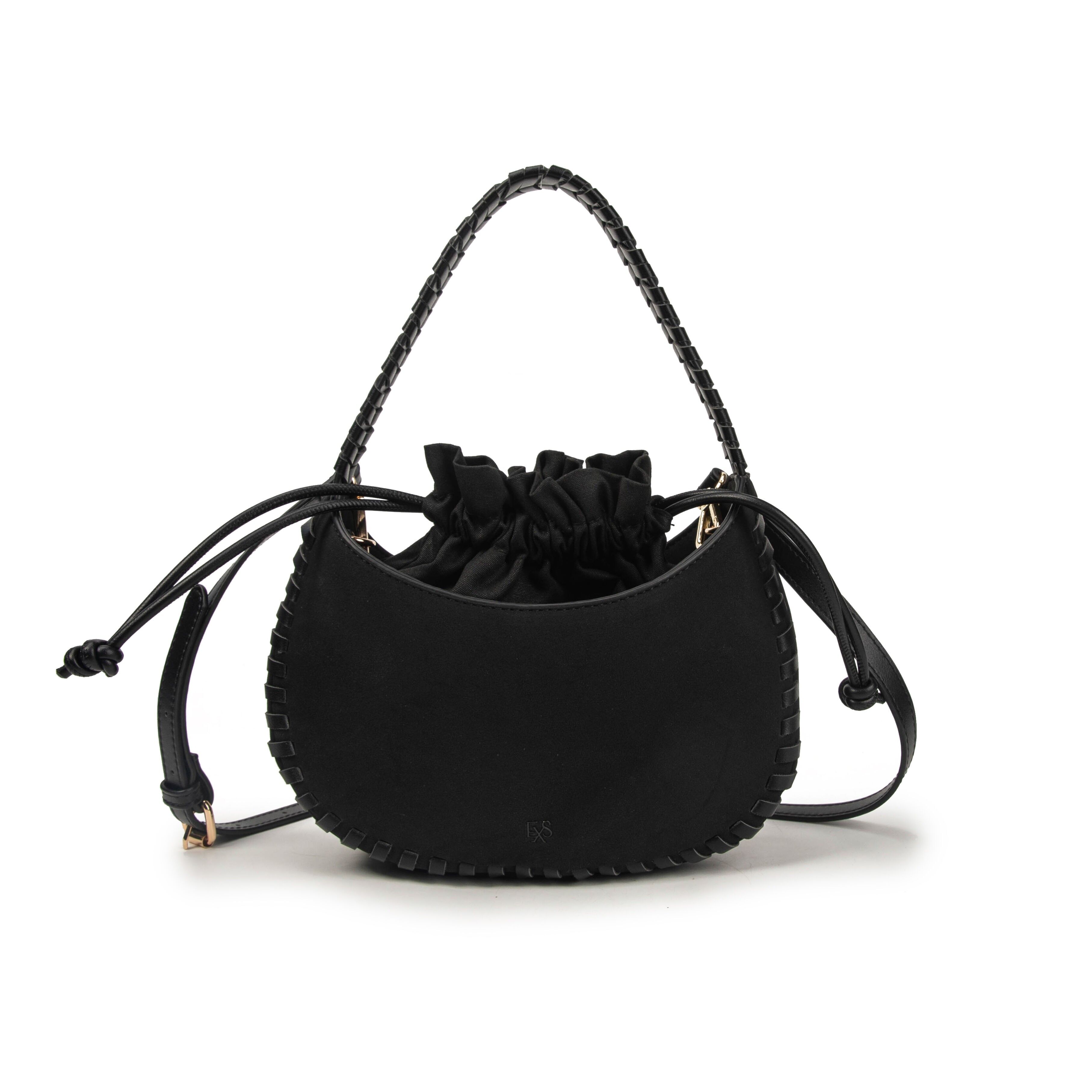 Sac porté main ou bandoulière Violette noir Excess Paris