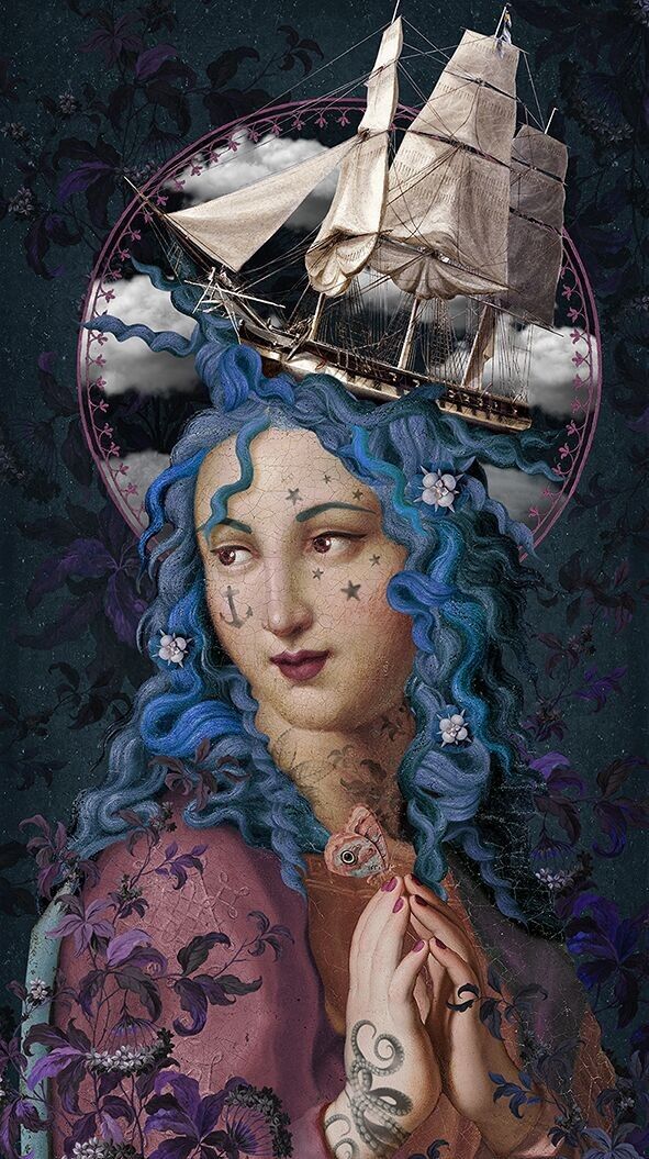 CARTA DA PARATI 144 TEMPESTA SANTA