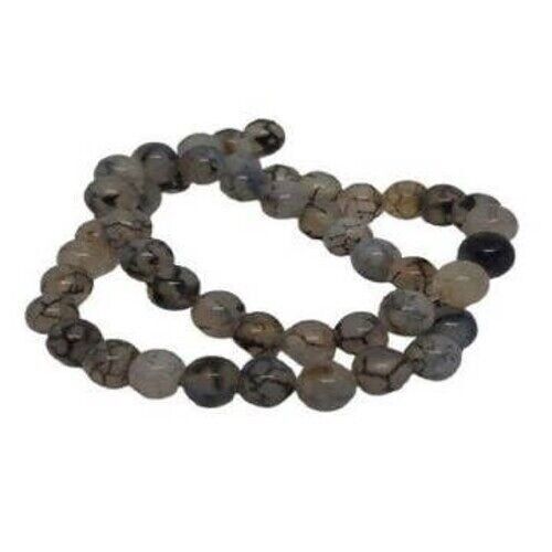 Edelstein DRACHENMUSTER ACHAT (8MM)