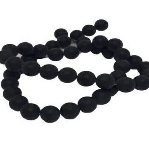 Edelstein MATT SCHWARZER ACHAT (8MM)