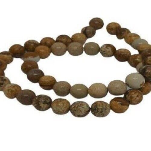 Pierre précieuse IMAGE JASPE (8MM)