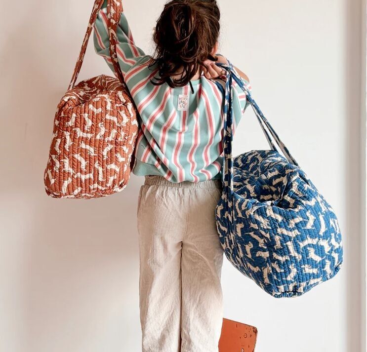 Borsa da weekend Blue Dachshund