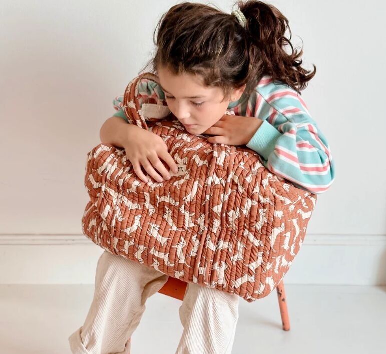 Sac Week end Teckel Brown