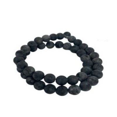 Gemstone BLACK LABRADORITE MATT (8MM)