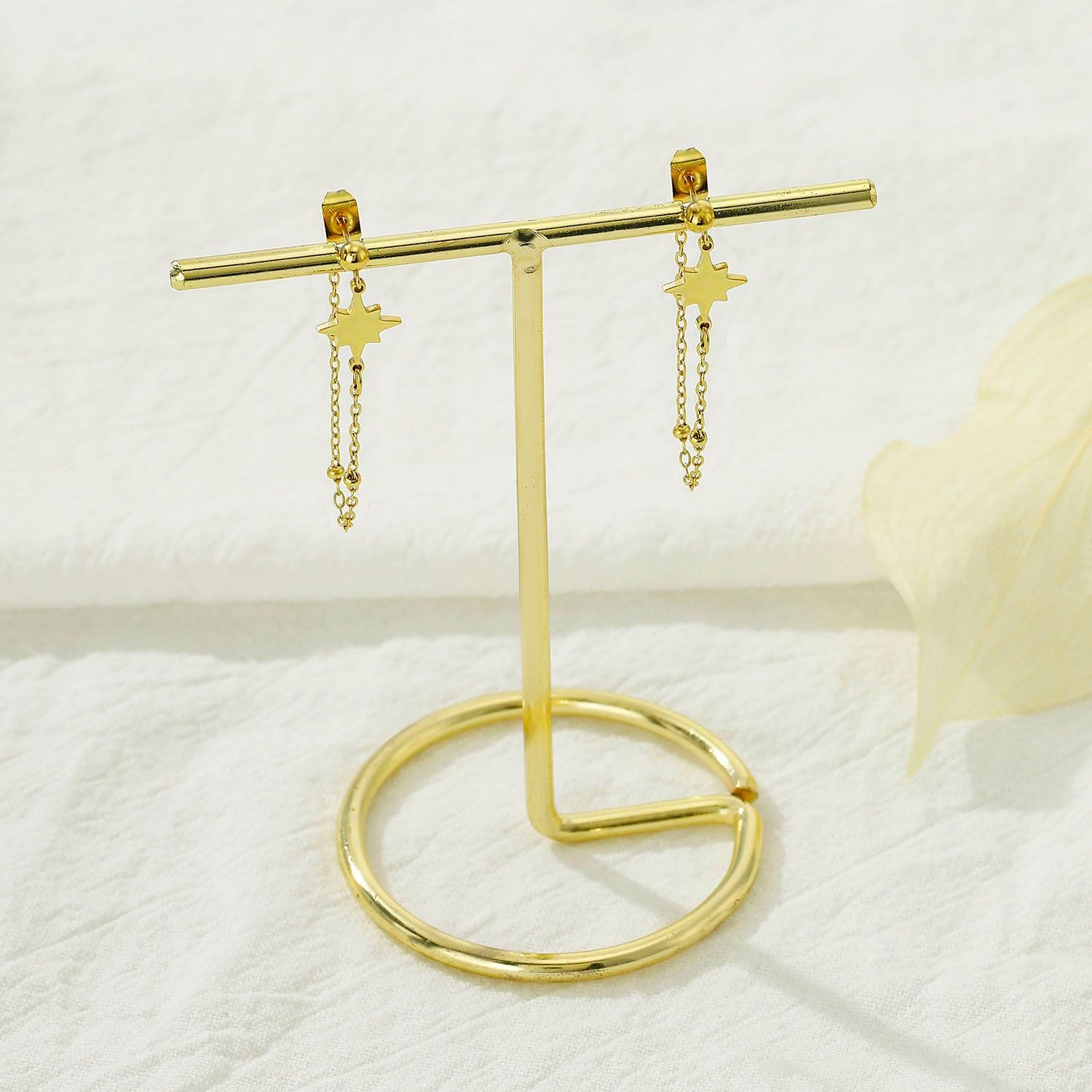 Pendientes de acero inoxidable - BO100374