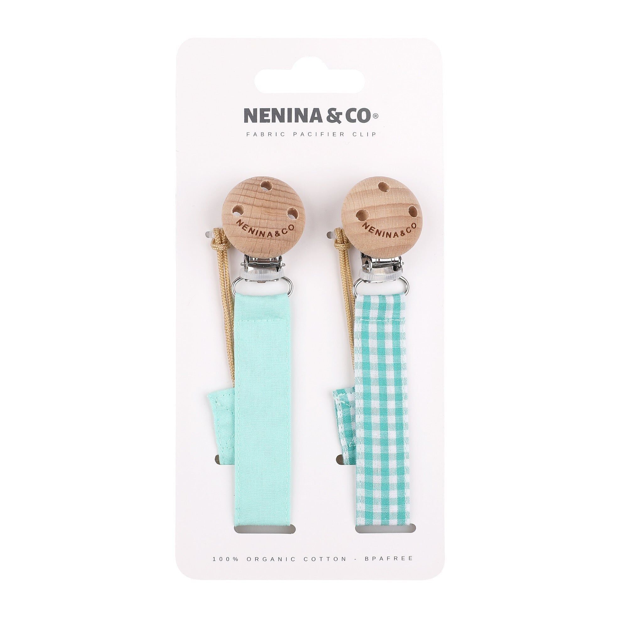 Schnullerpaket x 2 DIAMOND Mint + Vichi von Nenina & Co