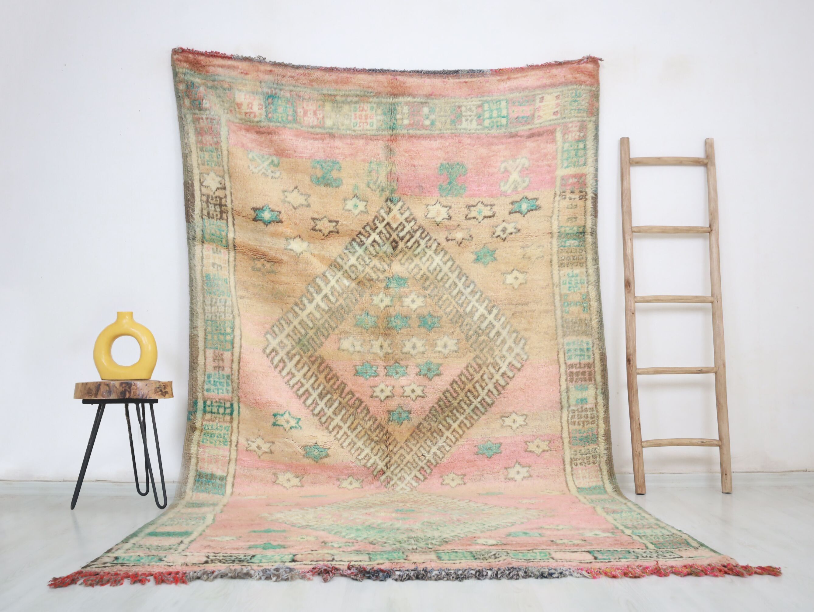 Tappeto marocchino vintage Cylia 173 cm x 307 cm